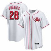 MLB Eugenio Su¨¢rez Cincinnati Reds Nike Home Replica Jersey - White