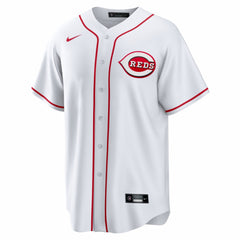 MLB Eugenio Su¨¢rez Cincinnati Reds Nike Home Replica Jersey - White