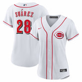 MLB Eugenio Su¨¢rez Cincinnati Reds Nike Women's Home Replica Jersey - White