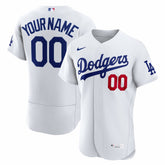 MLB Los Angeles Dodgers Nike Home Authentic Custom Jersey - White