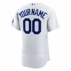 MLB Los Angeles Dodgers Nike Home Authentic Custom Jersey - White