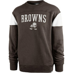 Cleveland Browns '47 Groundbreaker Onset Pullover Sweatshirt Brown