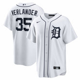 MLB Justin Verlander Detroit Tigers Nike Home Replica Jersey - White