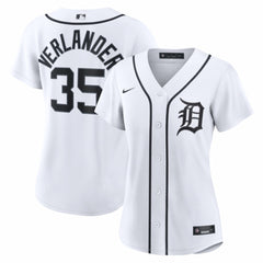 MLB Justin Verlander Detroit Tigers Nike Women's Home Replica Jersey - White