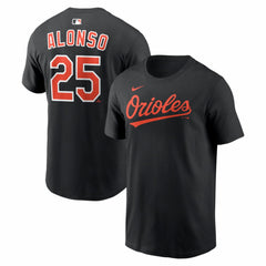 Pete Alonso Baltimore Orioles Nike Home Name & Number T-Shirt - Black T-shirts