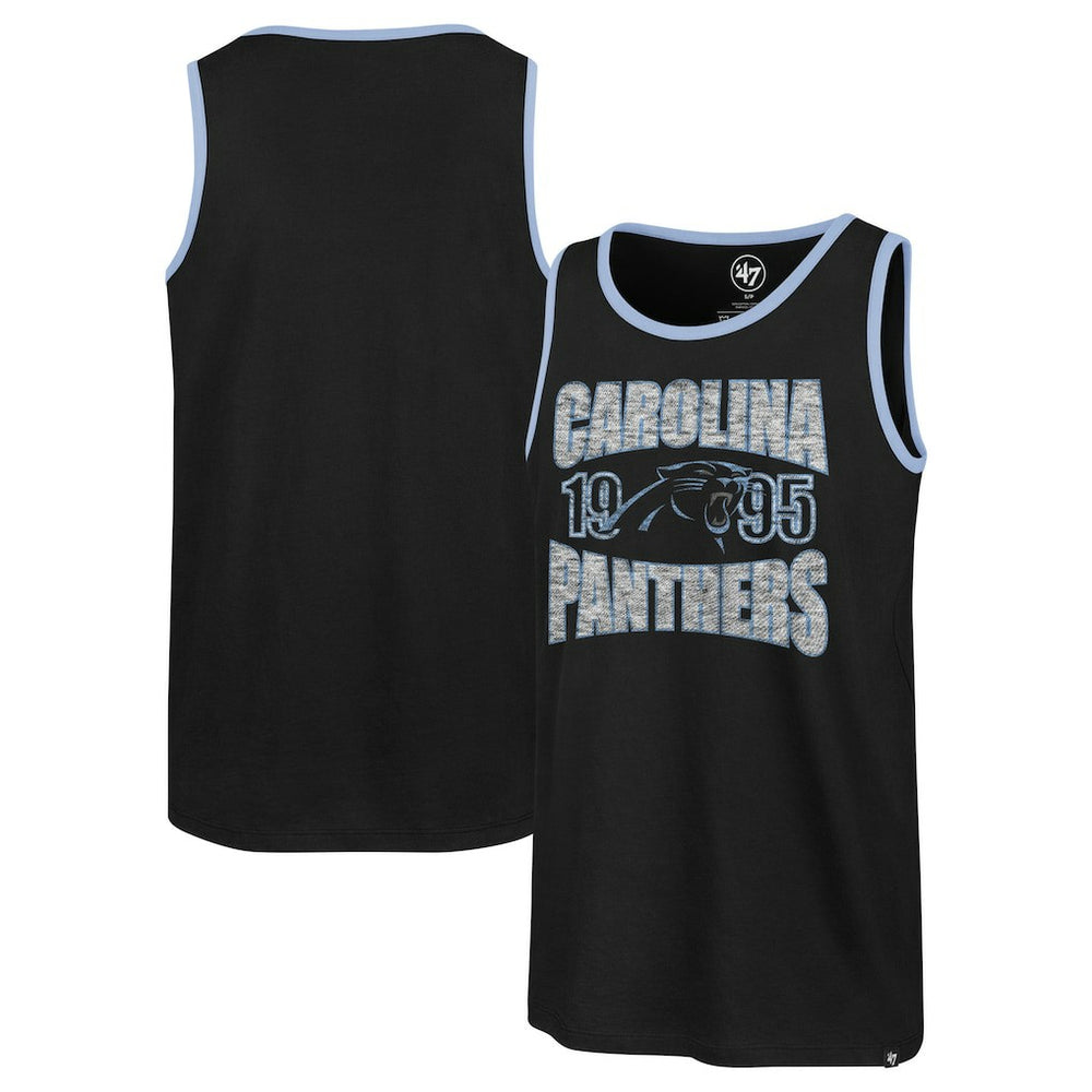 Carolina Panthers '47 Upload Franklin Tank Top Black