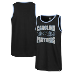 Carolina Panthers '47 Upload Franklin Tank Top Black