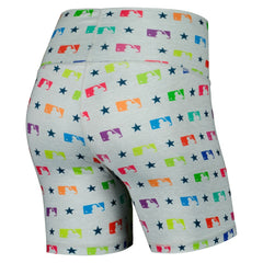 MLB Merchandise Terez Women's TLC Rainbow Shorts - Gray Shorts