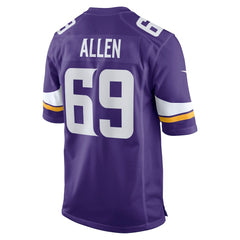 NFL Jared Allen Minnesota Vikings Retired Player Game Jersey - Purple