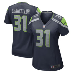 NFL Kam Chancellor Seattle Seahawks Women's Retired Player Game Jersey - College Navy