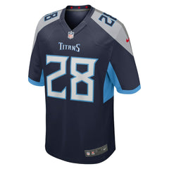 NFL Chris Johnson Tennessee Titans Retired Player Game Jersey - Navy