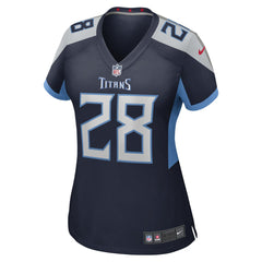 NFL Chris Johnson Tennessee Titans Women's Retired Player Game Jersey - Navy
