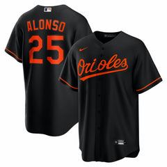 MLB Pete Alonso Baltimore Orioles Nike Alternate Replica Jersey - Black