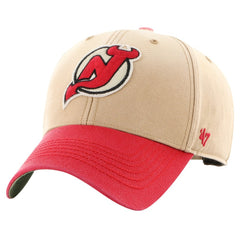 NHL New Jersey Devils '47 Dusted Sedgwick MVP Adjustable Hat - Khaki/Red