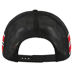 NHL Chicago Blackhawks '47 Sideband Stripes Trucker Snapback Hat - Black