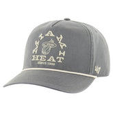 Miami Heat '47 Canyon Ranchero Hitch Adjustable Hat Charcoal