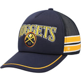 Denver Nuggets '47 Sidebrand Stripes Trucker Adjustable Hat Navy