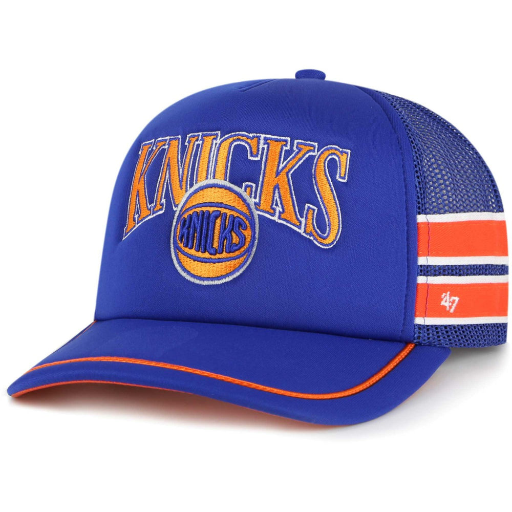 New York Knicks '47 Sidebrand Stripes Trucker Adjustable Hat Blue
