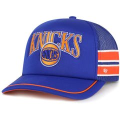New York Knicks '47 Sidebrand Stripes Trucker Adjustable Hat Blue