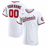 MLB Washington Nationals Nike Home Authentic Custom Jersey - White