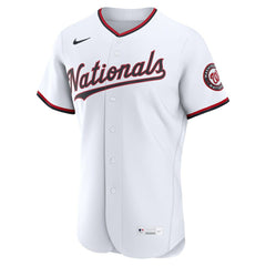 MLB Washington Nationals Nike Home Authentic Custom Jersey - White