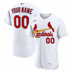 MLB St. Louis Cardinals Nike Home Authentic Custom Jersey - White