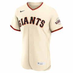 MLB San Francisco Giants Nike Home Authentic Custom Jersey - Cream