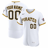 MLB Pittsburgh Pirates Nike Home Authentic Custom Jersey - White