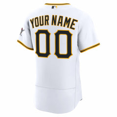 MLB Pittsburgh Pirates Nike Home Authentic Custom Jersey - White