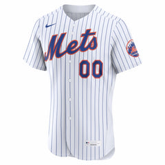 MLB New York Mets Nike Home Authentic Custom Jersey - White