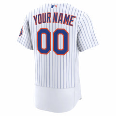 MLB New York Mets Nike Home Authentic Custom Jersey - White