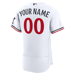 MLB Minnesota Twins Nike Home Authentic Custom Jersey - White