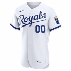 MLB Kansas City Royals Nike Home Authentic Custom Jersey - White