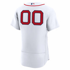 MLB Boston Red Sox Nike Home Authentic Custom Jersey - White