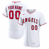 MLB Los Angeles Angels Nike Home Authentic Custom Jersey - White