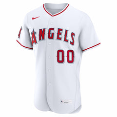 MLB Los Angeles Angels Nike Home Authentic Custom Jersey - White