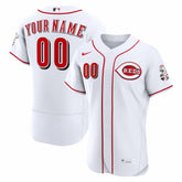 MLB Cincinnati Reds Nike Home Authentic Custom Jersey - White