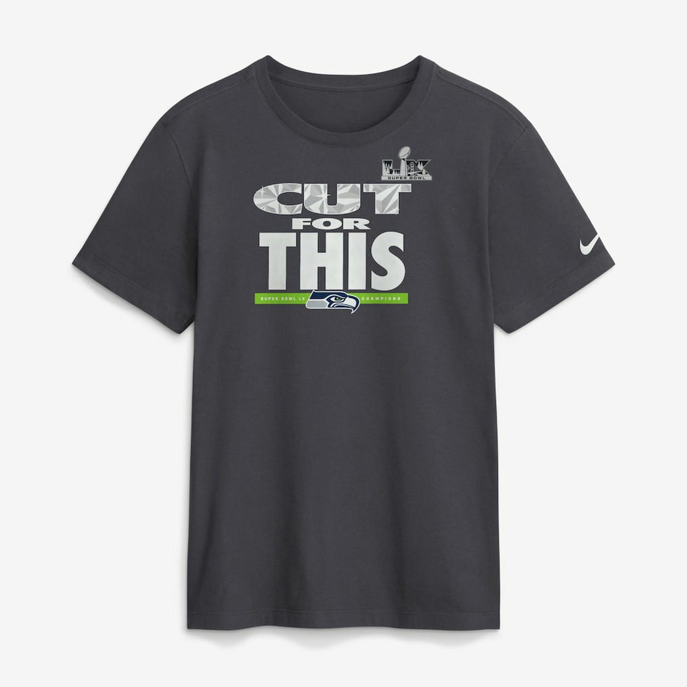 Seattle Seahawks Super Bowl LX Champions Pickoff Move Parade T-Shirt Anthracite