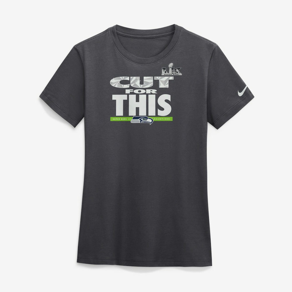 Seattle Seahawks Women's Super Bowl LX Champions Parade T-Shirt Anthracite