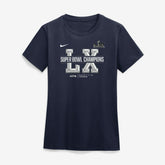 Seattle Seahawks Women's Super Bowl LX Champions Sacrifice T-Shirt College Navy