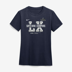 Seattle Seahawks Women's Super Bowl LX Champions Sacrifice T-Shirt College Navy