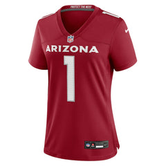 NFL Number 1 Mom Arizona Cardinals Women's Game Jersey - Cardinal