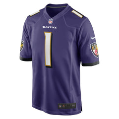NFL Number 1 Dad Baltimore Ravens Game Jersey - Purple
