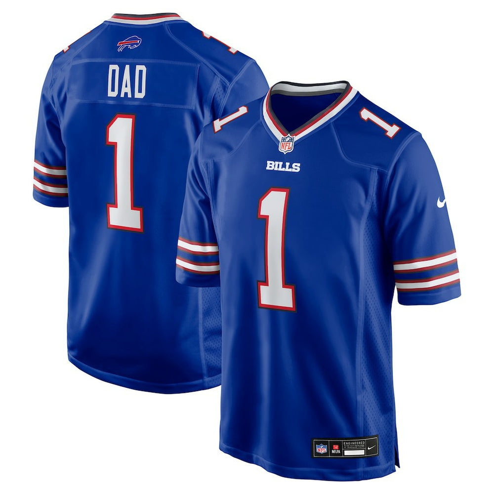 NFL Number 1 Dad Buffalo Bills Game Jersey - Royal