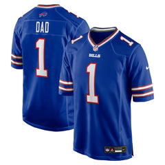 NFL Number 1 Dad Buffalo Bills Game Jersey - Royal