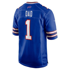 NFL Number 1 Dad Buffalo Bills Game Jersey - Royal