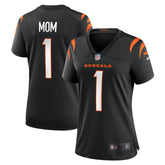 NFL Number 1 Mom Cincinnati Bengals Women's Game Jersey - Black