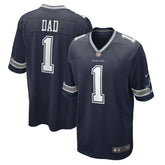 NFL Number 1 Dad Dallas Cowboys Game Jersey - Navy