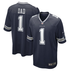 NFL Number 1 Dad Dallas Cowboys Game Jersey - Navy