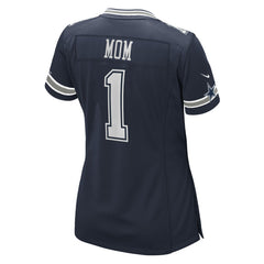 NFL Number 1 Mom Dallas Cowboys Women's Game Jersey - Navy